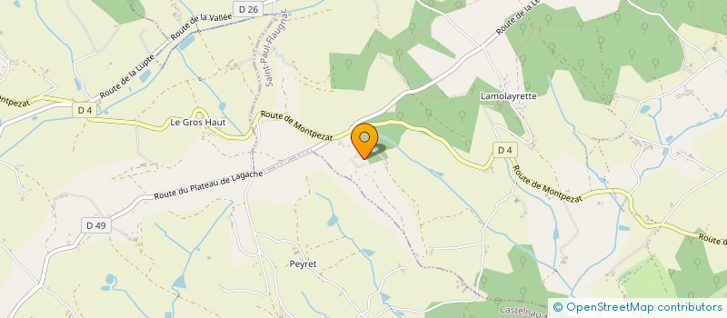 localisation de l'entreprise MONSIEUR SEBASTIEN RUAMPS à SAINT-PAUL-FLAUGNAC