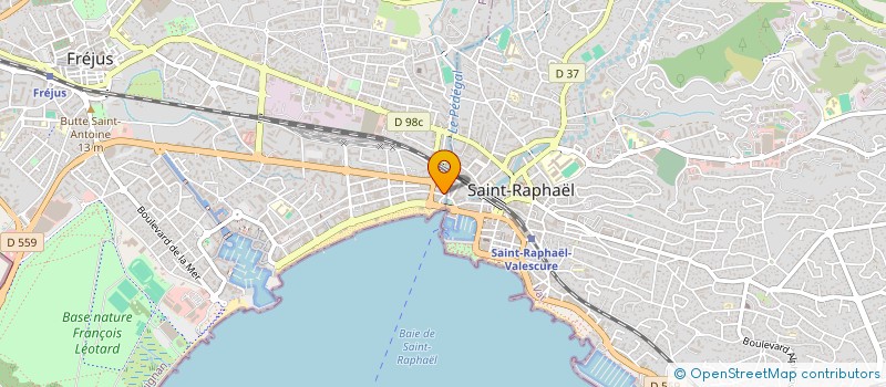 localisation de l'entreprise MONSIEUR SEBASTIEN RUCQUOY à FREJUS