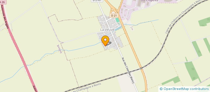 localisation de l'entreprise MONSIEUR SEBASTIEN RUDNICKI  LA VEUVE