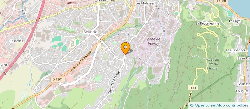 localisation de l'entreprise MONSIEUR SEBASTIEN RUEL à ANNECY