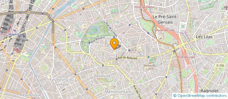 localisation de l'entreprise MONSIEUR SEBASTIEN RUELLE  PARIS