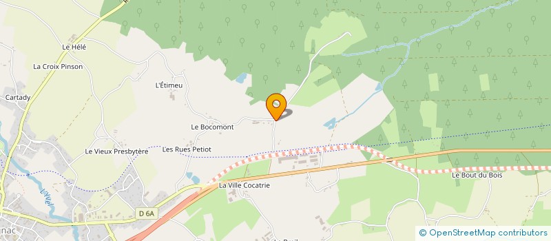 localisation de l'entreprise MONSIEUR SEBASTIEN RUFFAULT  MERDRIGNAC