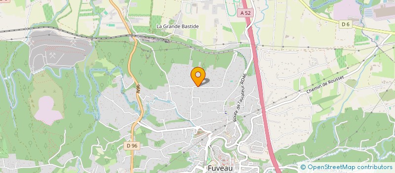 localisation de l'entreprise MONSIEUR SEBASTIEN RUGGIERO  FUVEAU