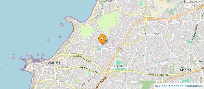 localisation de l'entreprise MONSIEUR SEBASTIEN RUIZ à BIARRITZ