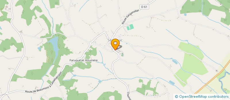 localisation de l'entreprise MONSIEUR SEBASTIEN RUIZ  SERIGNAC