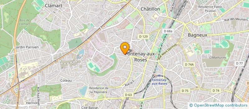 localisation de l'entreprise MONSIEUR SEBASTIEN RUIZ DE CONEJO à FONTENAY-AUX-ROSES