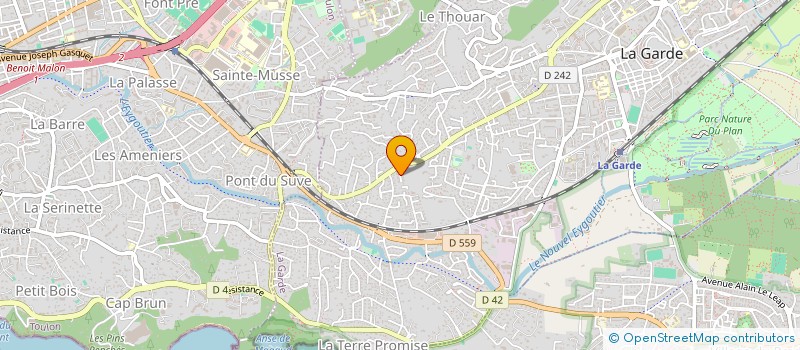 localisation de l'entreprise MONSIEUR SEBASTIEN RUMAS  TOULON