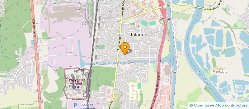 localisation de l'entreprise MONSIEUR SEBASTIEN RUPPEL à TALANGE