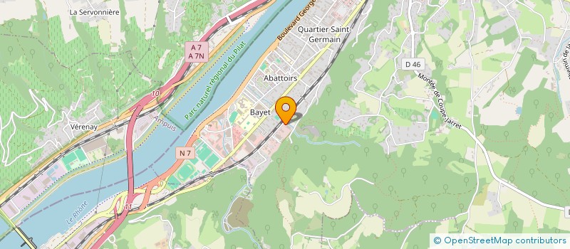 localisation de l'entreprise MONSIEUR SEBASTIEN RUSDIKIAN à VIENNE