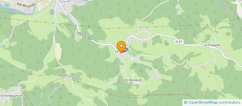 localisation de l'entreprise MONSIEUR SEBASTIEN RUSPINI  MOYENMOUTIER