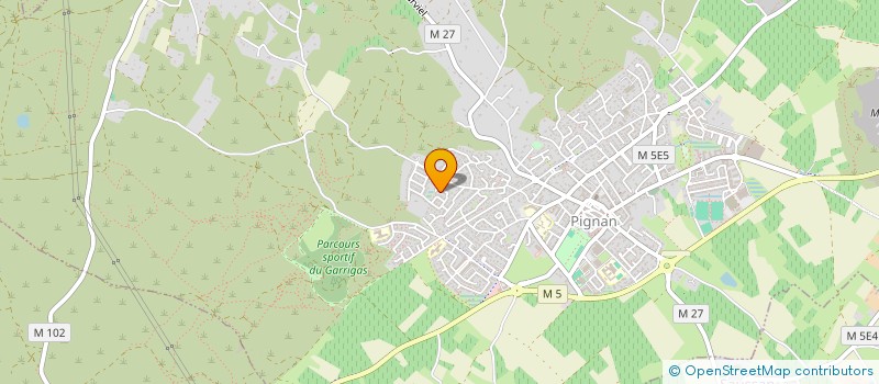 localisation de l'entreprise MONSIEUR SEBASTIEN RUSQUE à PIGNAN