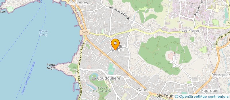 localisation de l'entreprise MONSIEUR SEBASTIEN RUSSO à SIX-FOURS-LES-PLAGES