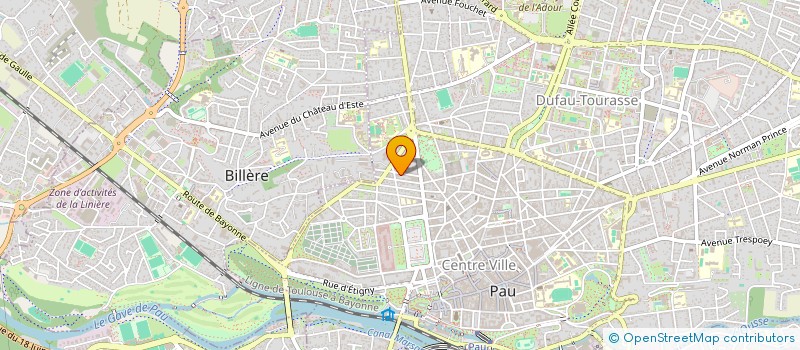 localisation de l'entreprise MONSIEUR SEBASTIEN SABATE à PAU