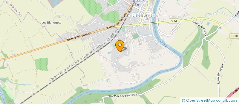 localisation de l'entreprise MONSIEUR SEBASTIEN SABATIE à LISLE-SUR-TARN