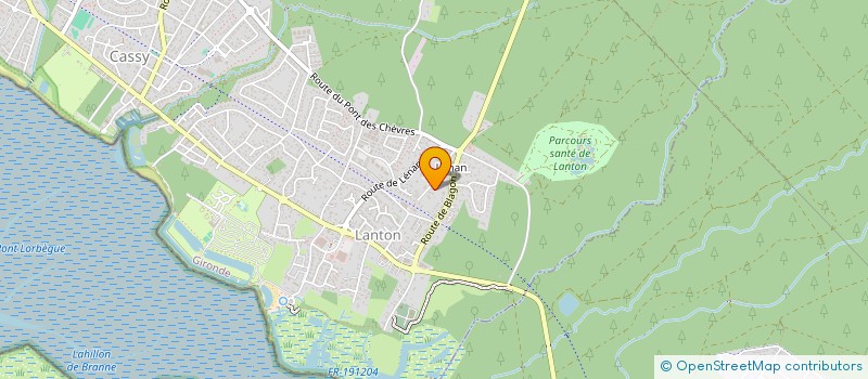 localisation de l'entreprise MONSIEUR SEBASTIEN SAFFI  LANTON