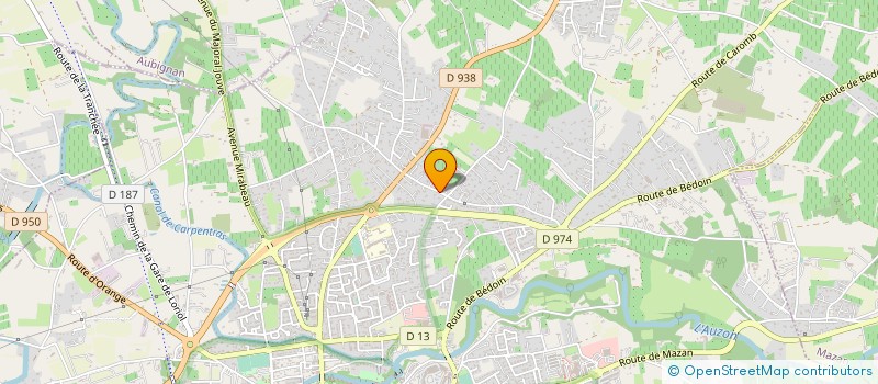 localisation de l'entreprise MONSIEUR SEBASTIEN SAINT-JEAN  CARPENTRAS