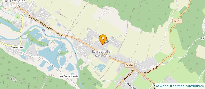 localisation de l'entreprise MONSIEUR SEBASTIEN SAINT-OUEN  CLEF VALLEE D'EURE