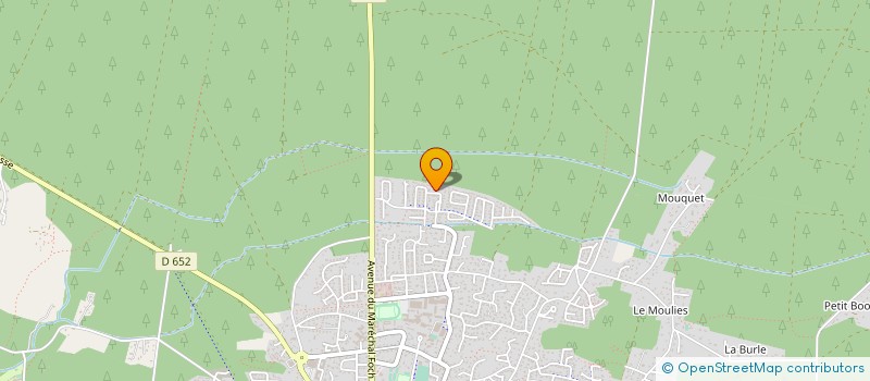 localisation de l'entreprise MONSIEUR SEBASTIEN SALADIN  PARENTIS-EN-BORN