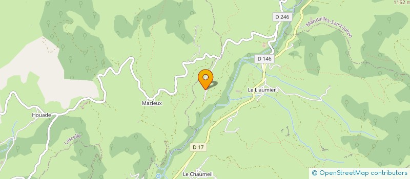 localisation de l'entreprise MONSIEUR SEBASTIEN SALARNIER à SAINT-CIRGUES-DE-JORDANNE