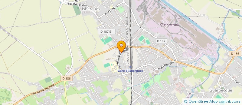 localisation de l'entreprise MONSIEUR SEBASTIEN SALETA à ISBERGUES