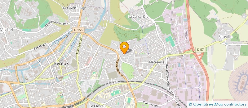 localisation de l'entreprise MONSIEUR SEBASTIEN SALINGUE à EVREUX