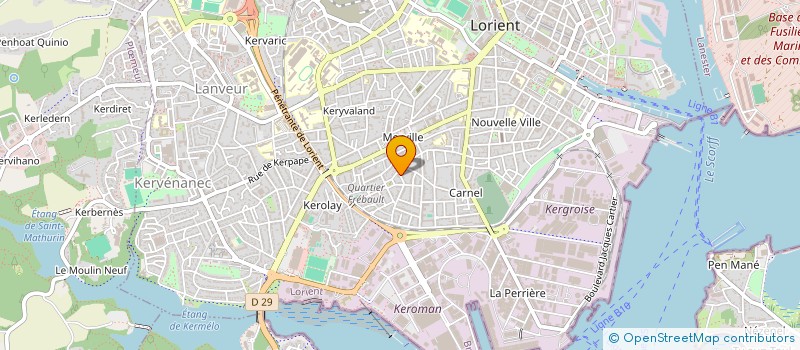 localisation de l'entreprise MONSIEUR SEBASTIEN SALMON  LORIENT