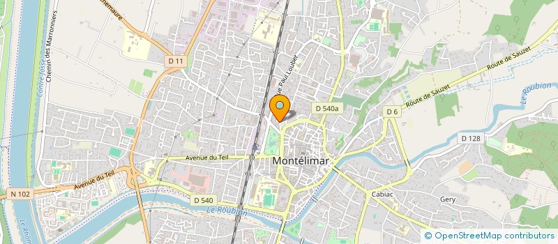 localisation de l'entreprise MONSIEUR SEBASTIEN SALOMONE à MONTELIMAR
