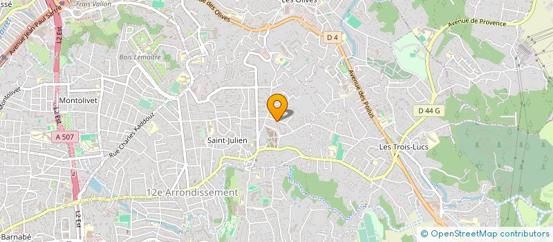 localisation de l'entreprise MONSIEUR SEBASTIEN SALVATORI à MARSEILLE