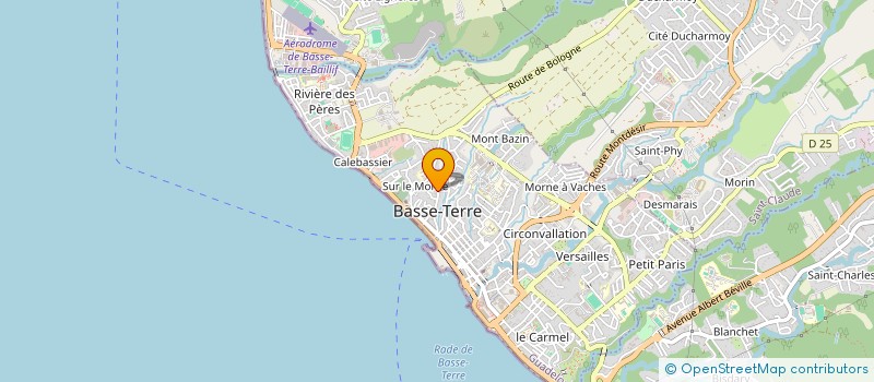 localisation de l'entreprise MONSIEUR SEBASTIEN SAMIER à BASSE-TERRE