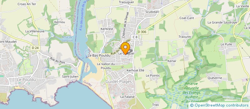 localisation de l'entreprise MONSIEUR SEBASTIEN SAMMUT à GUIDEL