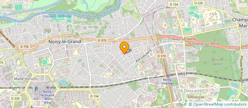 localisation de l'entreprise MONSIEUR SEBASTIEN SAMUEL  NOISY-LE-GRAND