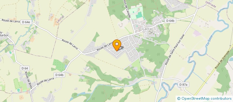 localisation de l'entreprise MONSIEUR SEBASTIEN SANACHY  LARRA