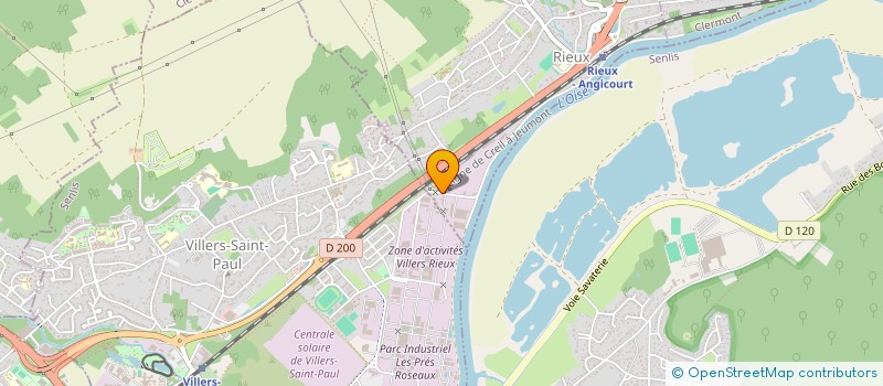 localisation de l'entreprise MONSIEUR SEBASTIEN SANCELME  RIEUX