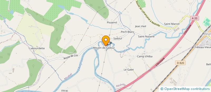 localisation de l'entreprise MONSIEUR SEBASTIEN SANCHA  REALVILLE