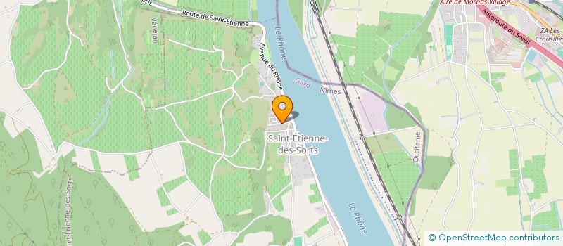 localisation de l'entreprise MONSIEUR SEBASTIEN SANCHEZ  SAINT-ETIENNE-DES-SORTS