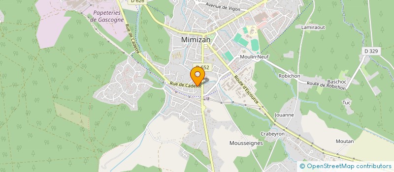 localisation de l'entreprise MONSIEUR SEBASTIEN SANCHEZ à MIMIZAN