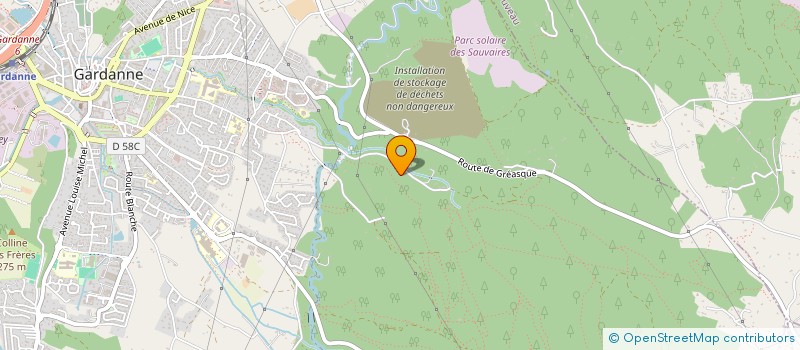localisation de l'entreprise MONSIEUR SEBASTIEN SANCHEZ à GARDANNE