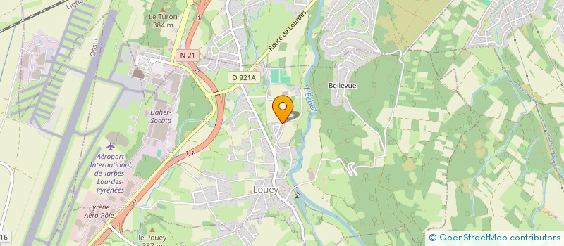 localisation de l'entreprise MONSIEUR SEBASTIEN SANCHEZ  LOUEY