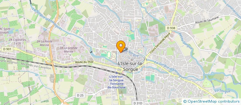 localisation de l'entreprise MONSIEUR SEBASTIEN SANCHEZ  L'ISLE-SUR-LA-SORGUE