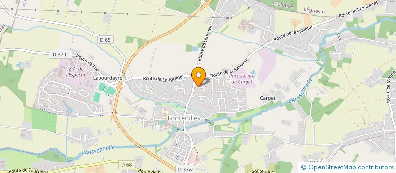 localisation de l'entreprise MONSIEUR SEBASTIEN SANDOZ  FONTENILLES