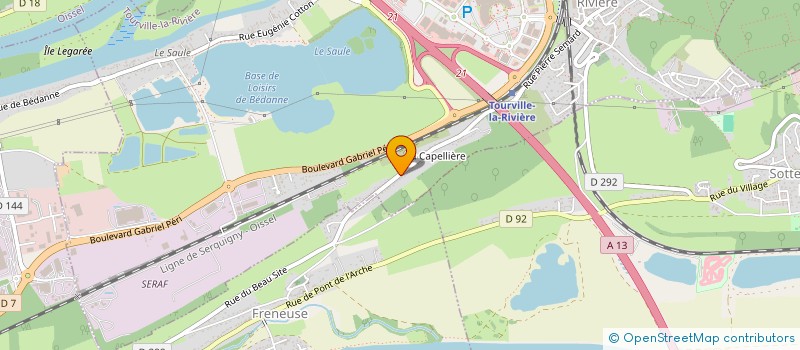 localisation de l'entreprise MONSIEUR SEBASTIEN SANGNIER  TOURVILLE-LA-RIVIERE