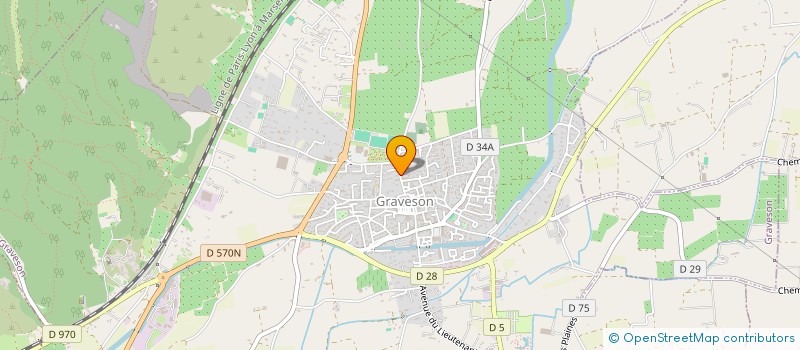 localisation de l'entreprise MONSIEUR SEBASTIEN SANNA  GRAVESON