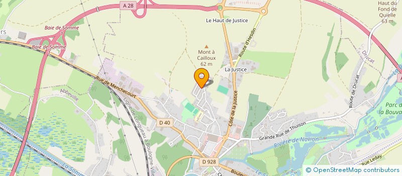 localisation de l'entreprise MONSIEUR SEBASTIEN SANNIER  ABBEVILLE