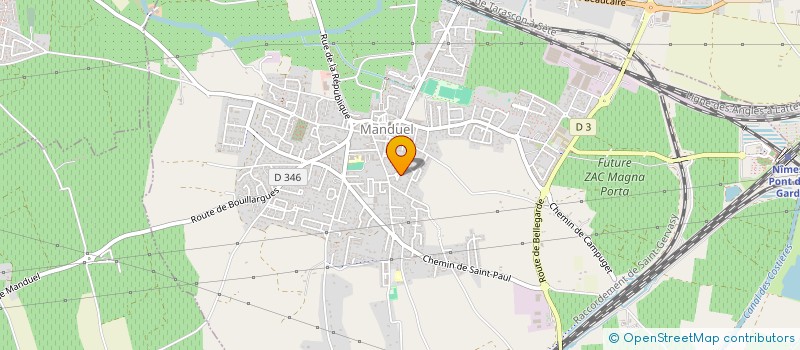 localisation de l'entreprise MONSIEUR SEBASTIEN SANTA-CRUZ  MANDUEL