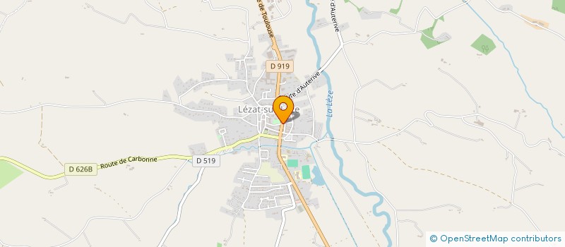 localisation de l'entreprise MONSIEUR SEBASTIEN SANTANA à LEZAT-SUR-LEZE