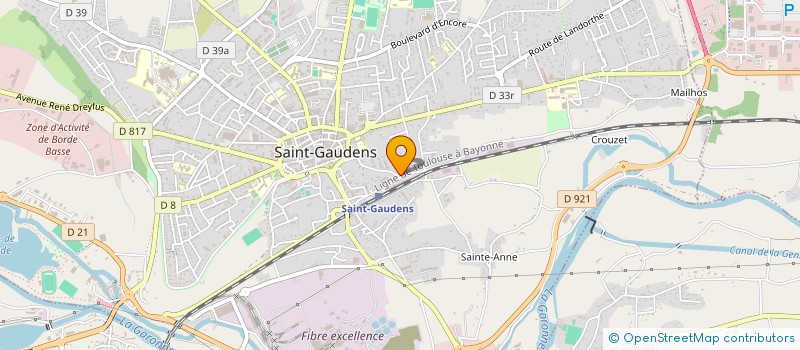 localisation de l'entreprise MONSIEUR SEBASTIEN SANTIAGO à SAINT-GAUDENS