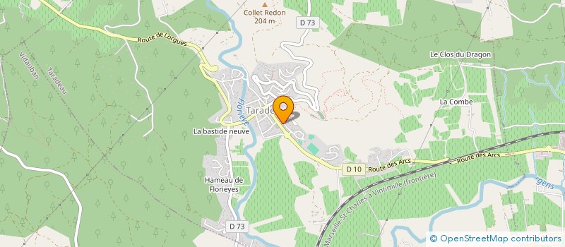 localisation de l'entreprise MONSIEUR SEBASTIEN SANTIAGO  TARADEAU