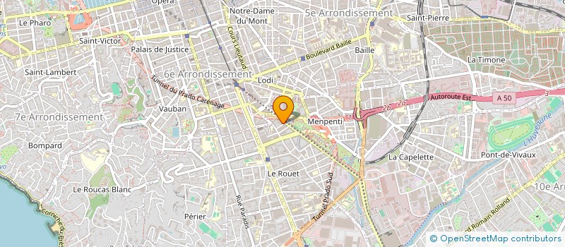 localisation de l'entreprise MONSIEUR SEBASTIEN SANTIAGO  MARSEILLE