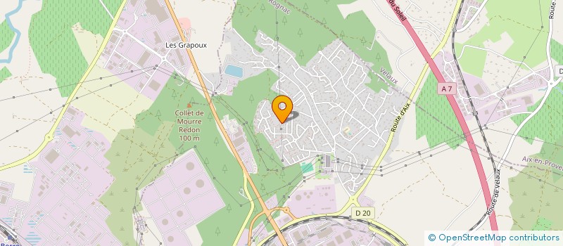 localisation de l'entreprise MONSIEUR SEBASTIEN SANTIAGO  ROGNAC