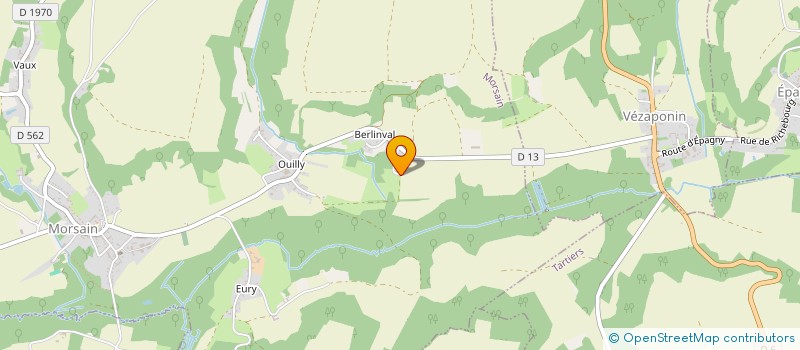 localisation de l'entreprise MONSIEUR SEBASTIEN SANTUNE  MORSAIN